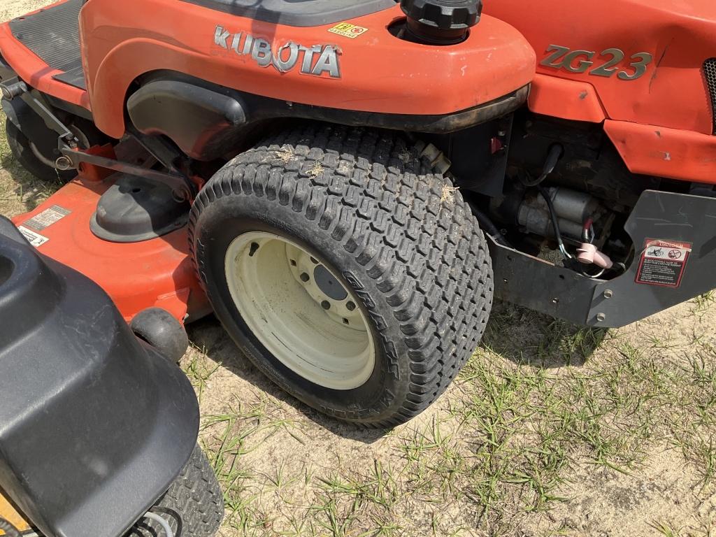 (5)KUBOTA ZG23 ZERO TURN MOWER