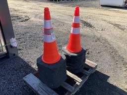 (569)UNUSED TRAFFIC CONES - 25QTY.