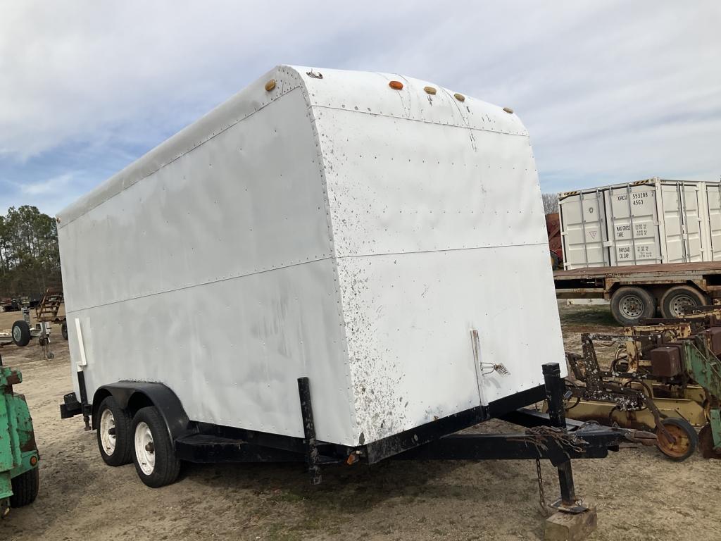 (1015)1993 ROAD CLIPPER 7X16 ENCLOSED TRAILER - NT