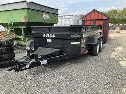 (1027)2024 IND. AMERICA 7X14 DUMP TRAILER