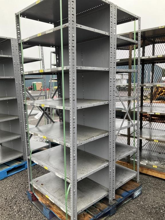 (379) - (2)METAL SHELVING