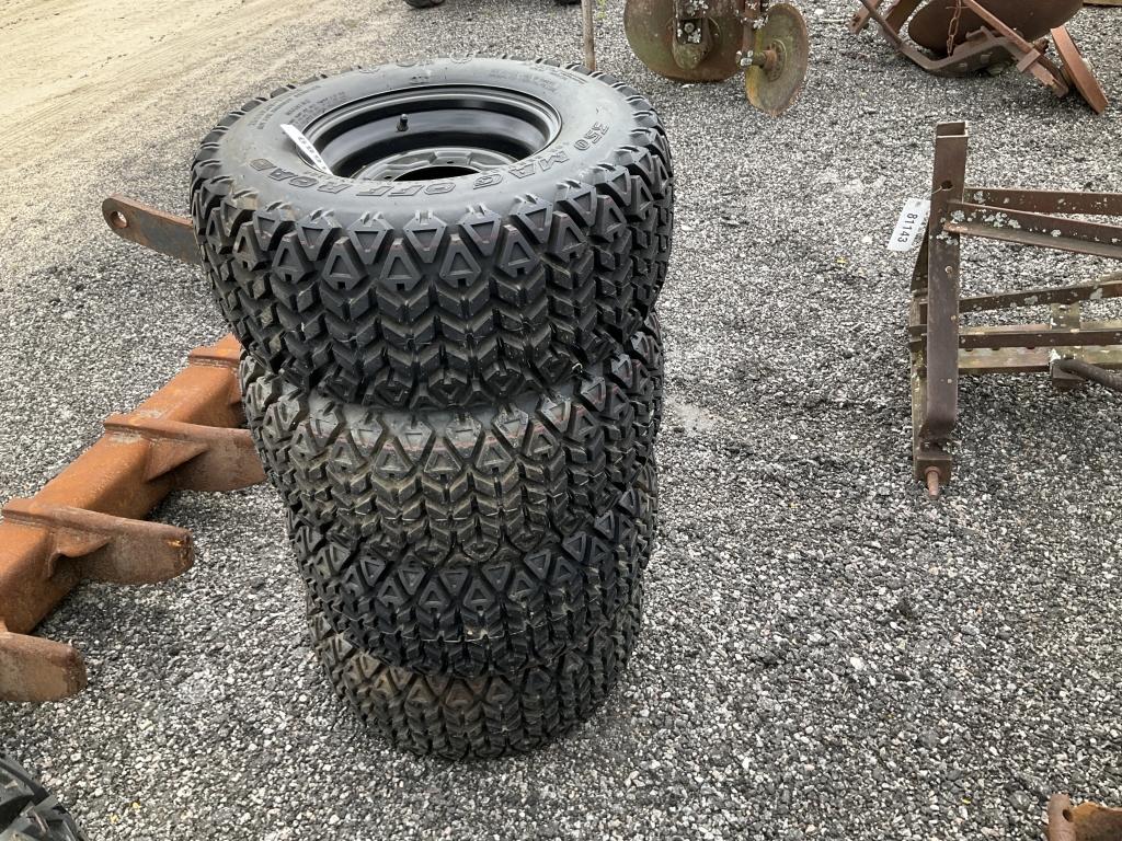 (770) - (4)25X10.00-12NHS ATV TIRES/RIMS