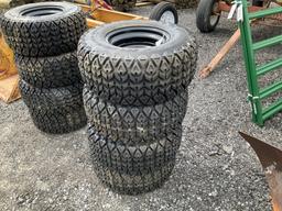 (836) - (4)25X10.00-12NHS ATV TIRES/RIMS