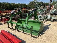 UNUSED IND. AMERICA 80" JD BUCKET GRAPPLE-158