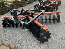 UNUSED IND. AMERICA 7' 3PT DISC HARROW-X1824