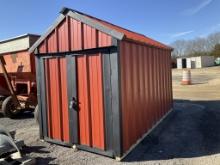 8 X 12 METAL UTILITY BUILDING