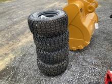 (4)25X10.00-12NHS ATV TIRES/RIMS