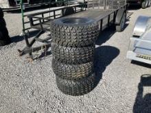 (4)25X10.00-12NHS ATV TIRES/RIMS