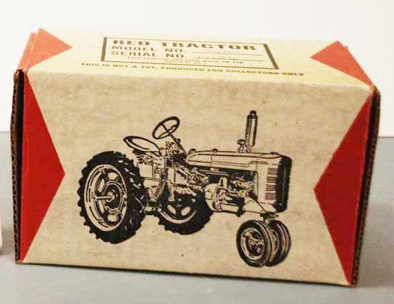 Red Tractor - Model Super C - Serial No. 0136 - Plastic