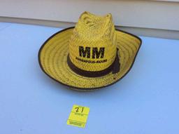 Yellow straw hat