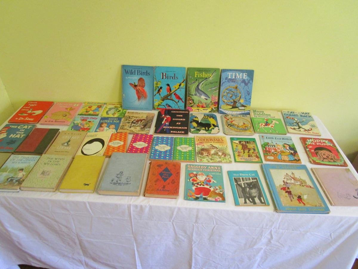 Large Lot of Vintage Children's Books