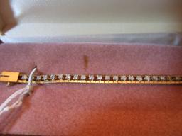 Ladies 14k Gold Tennis Bracelet with Approx. 2.00 Carats of Diamonds