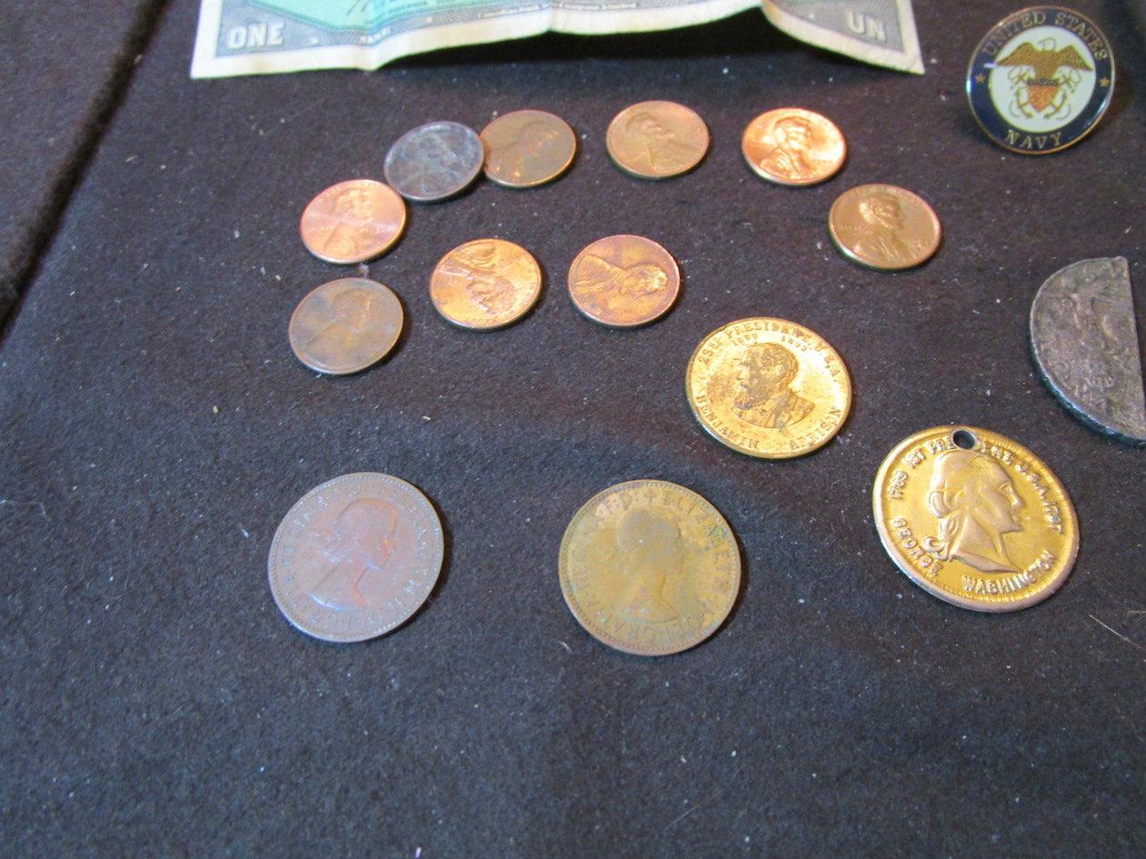 Lot of Misc. Coins, Canadian Bills, and more