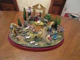 Lot of 3 Danbury Mint Nativity Scenes