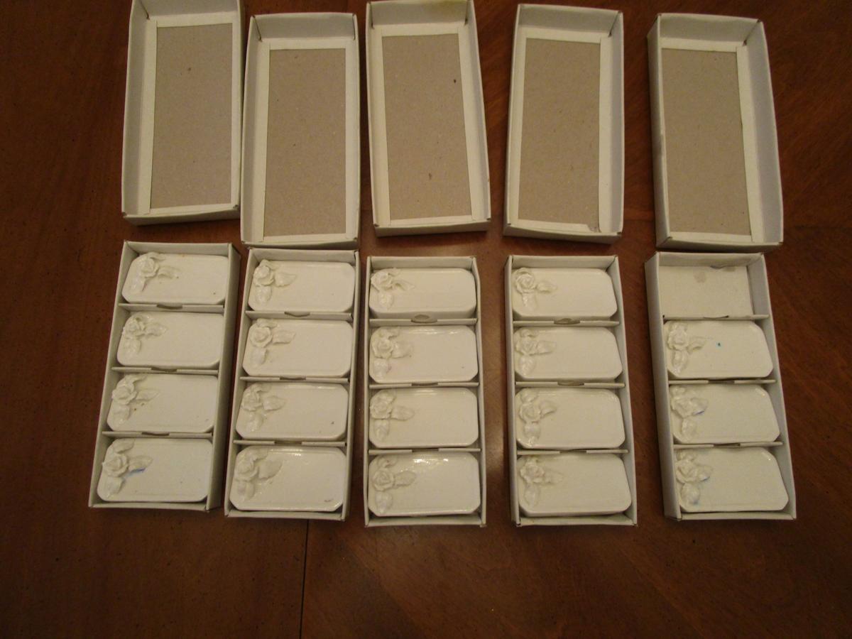 Lot of 19 Bone China Place Cards by Shafford