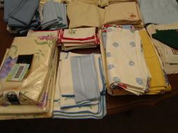 Large Lot of Table Linens