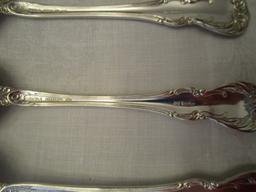 Lot of 8 Towle Sterling Silver Old Master Large Spoons