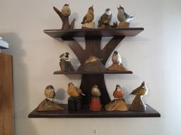 The Danbury Mint "Baby Birds" Collection with Display