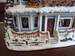 Thomas Kinkade "The Night Before Christmas" Story House Sculpture