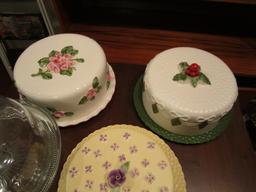 Lot of 6 Cake and Pie Plates