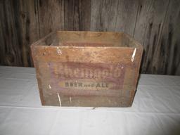 1941 Rheingold Beer and Ale Wood Crate
