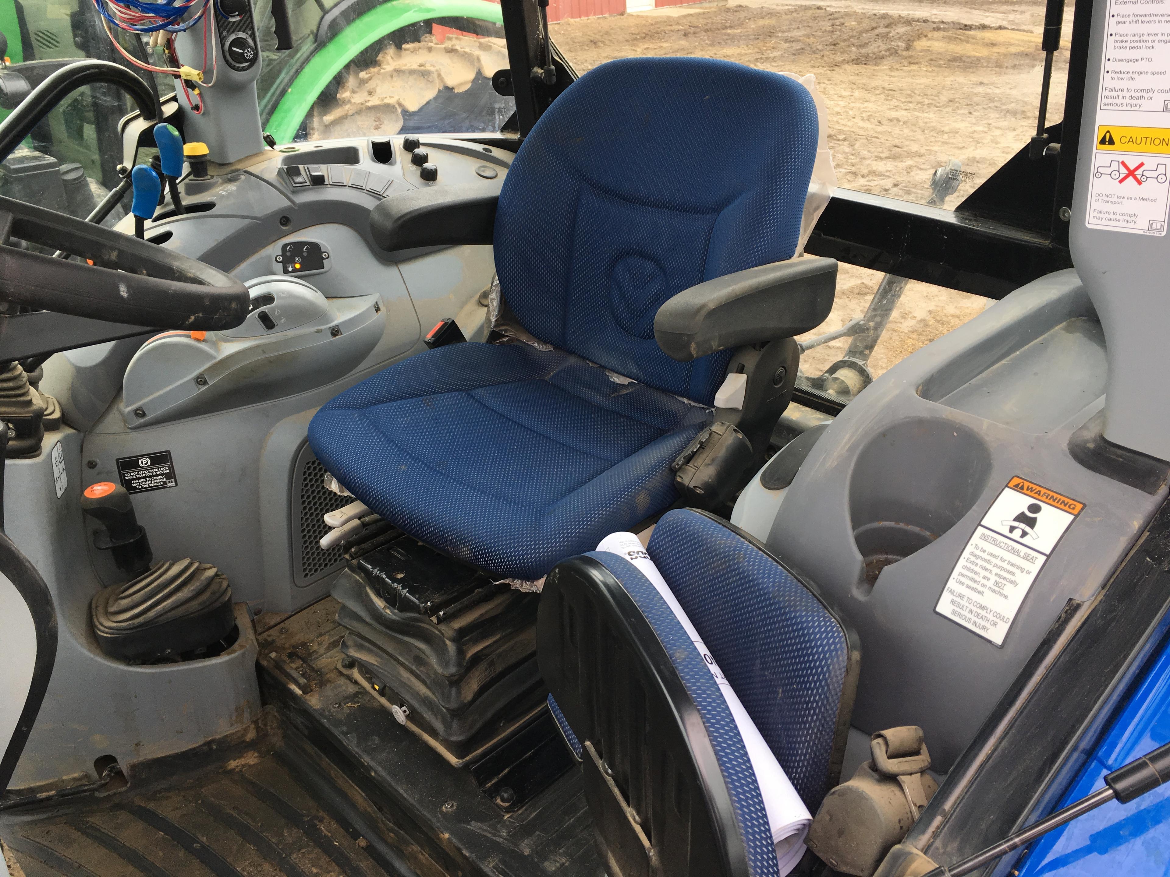 2017 New Holland T4.100 MFWD Tractor w/ New Holland 655TL Loader 7’ Bucket