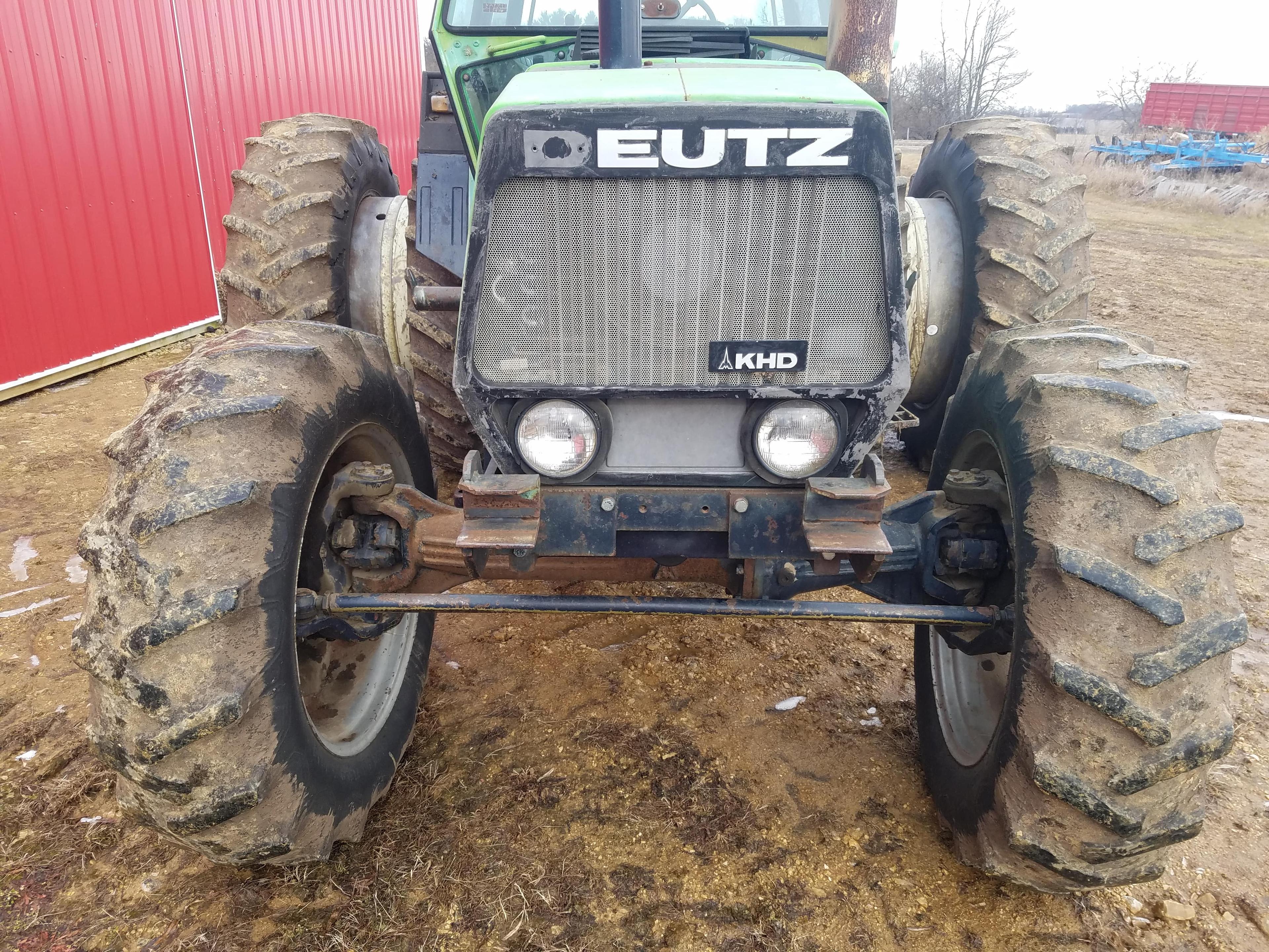 Duetz DX 120 MFWD Tractor w/Duetz Allis 475 Loader