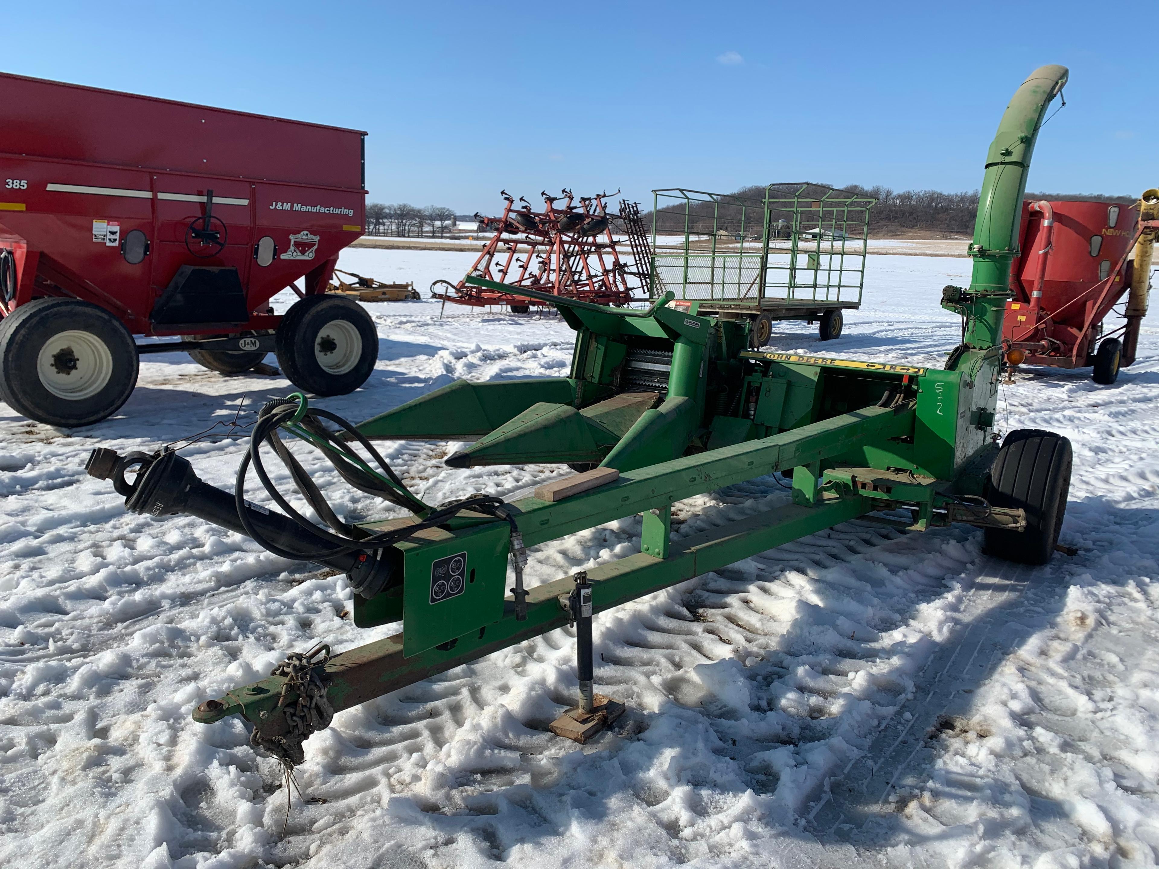 John Deere 3970 Forage Chopper w/ 3 Yr. Old 2 Row Narrow Corn Head