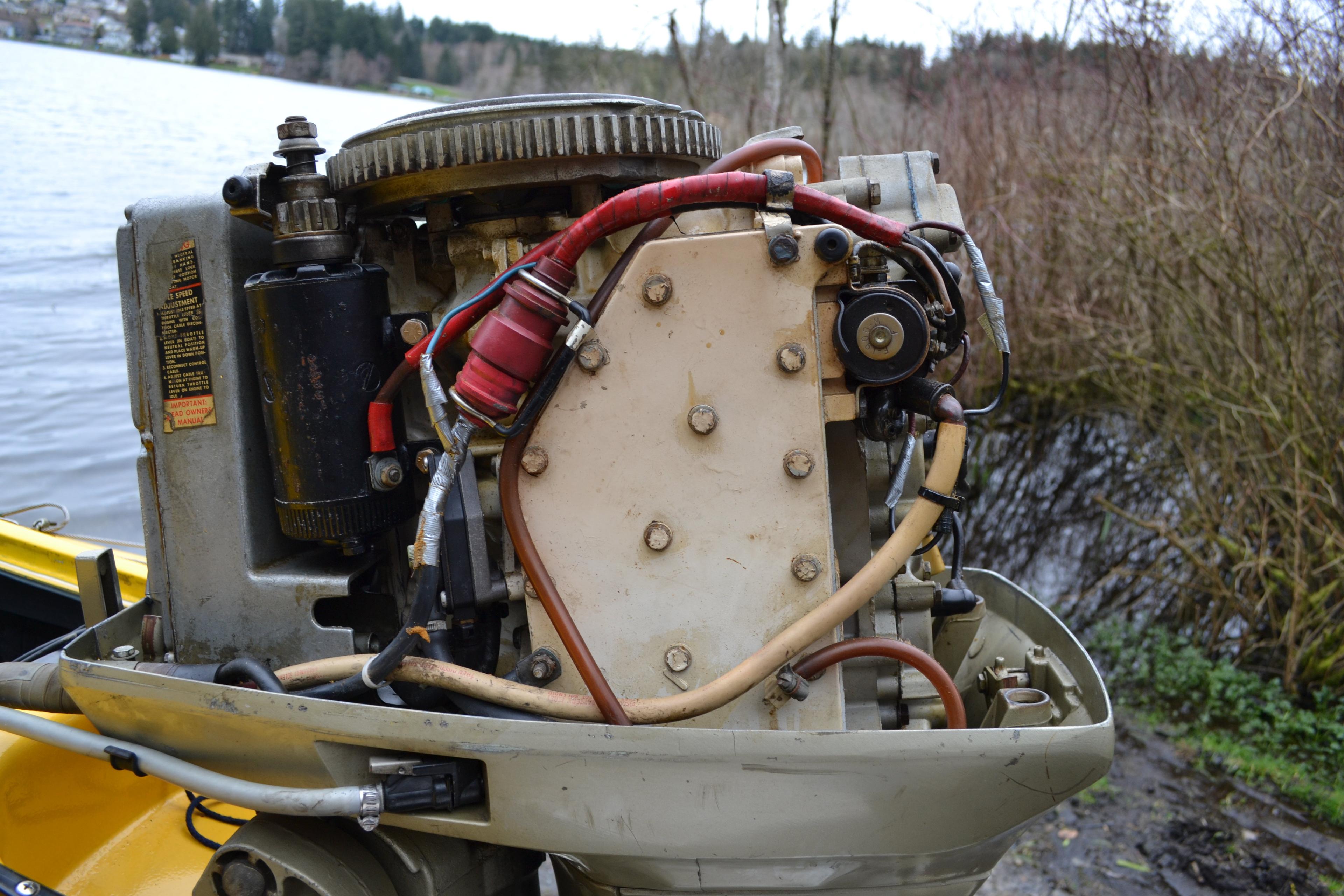 1974 Evinrude Monohull Speed Boat