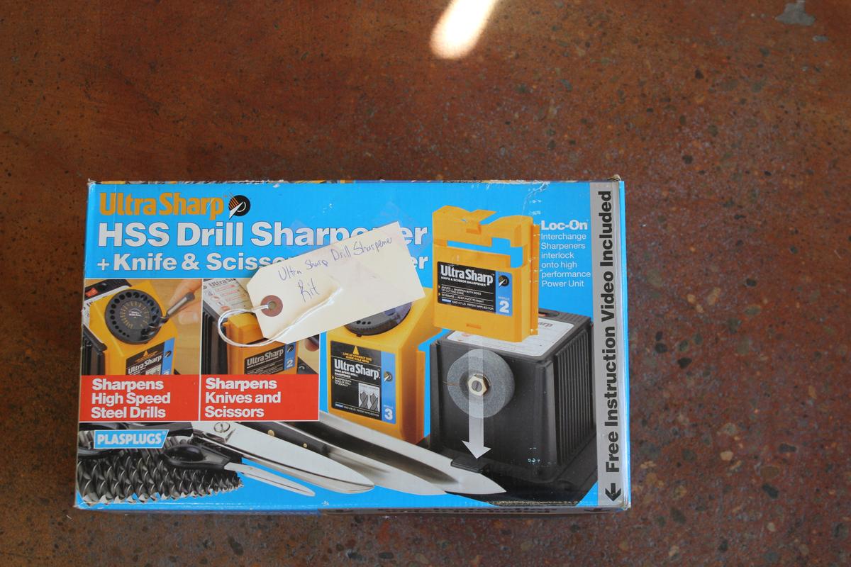 UltraSharp Drill Sharpener/Knife Sharpener NO RESERVE