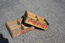 Standard Oil Company Tool Box & Pepsi Crates NO RESERVE