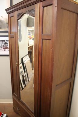 20’s Honduran Mahogany Armoire NO RESERVE