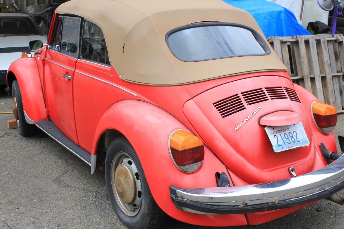 1978 Volkswagen Super Beetle Convertible NO RESERVE 