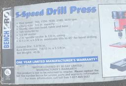 Lot 265- 5-speed Drill Press NO RESERVE