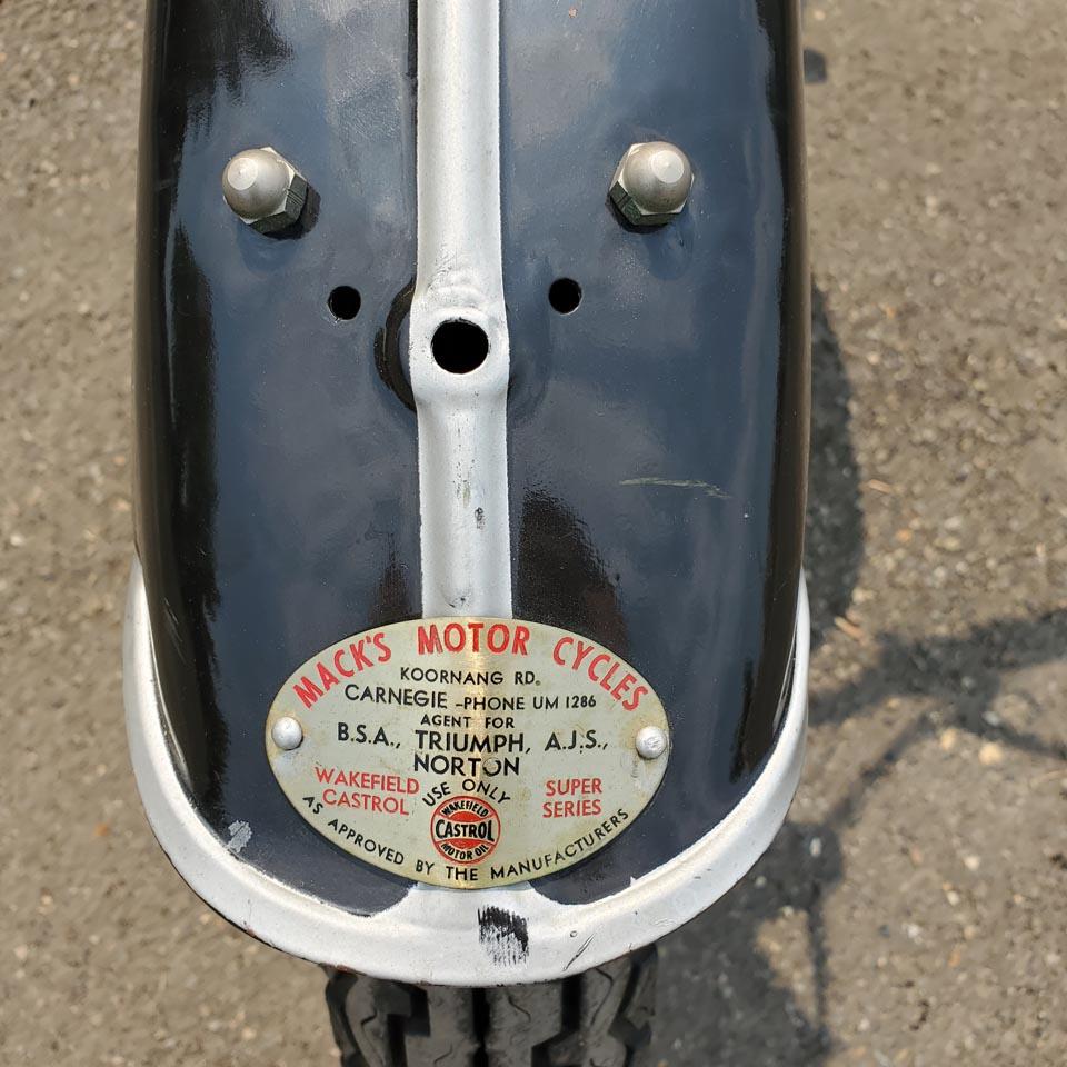 Lot 214- 1951 BSA B34 Victor Special