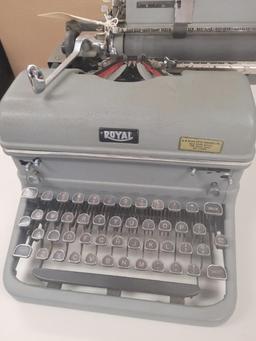 Typewriter and Clock NO RESERVE
