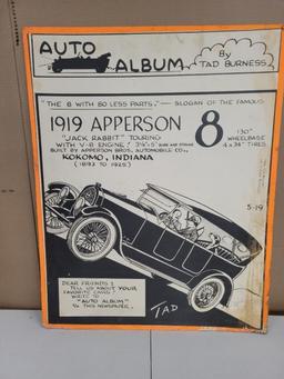 Black and White Car Drawings and Description Pictures NO RESERVE