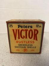 Peter?s VictorVintage 12 gauge shot gun shells in box No Shipping