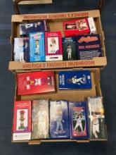 Large lot of baseball bobble heads and figures