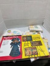 Holly Hobby plates and napkins cut out paper doll kits new hallmark table covers