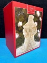 Lenox Florentine & pearl Santa figurine 10.5? NIB