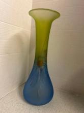 art glass vase Fenton Swan bowl napoli vase