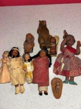 native American Indian dolls