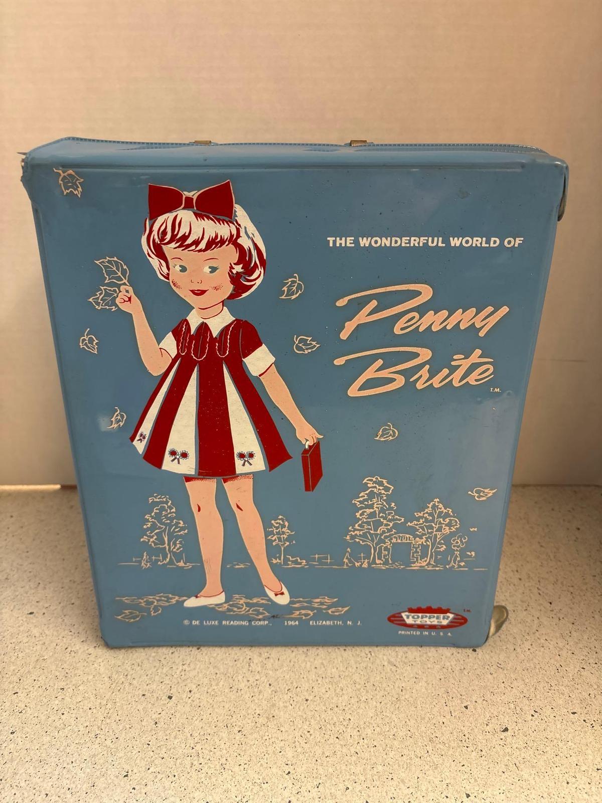 Topper Penny Brite Doll with accessories in case