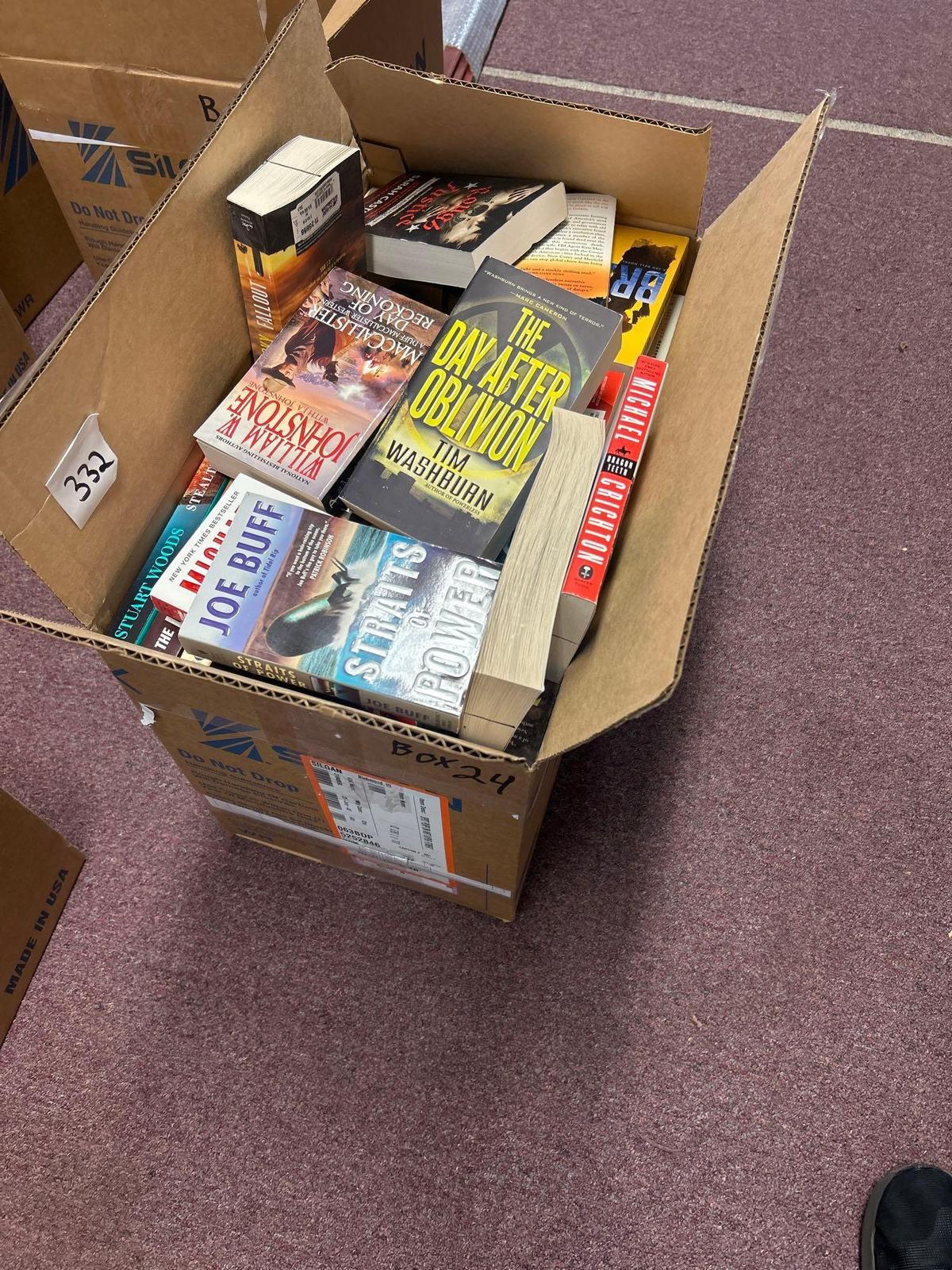 large box of books