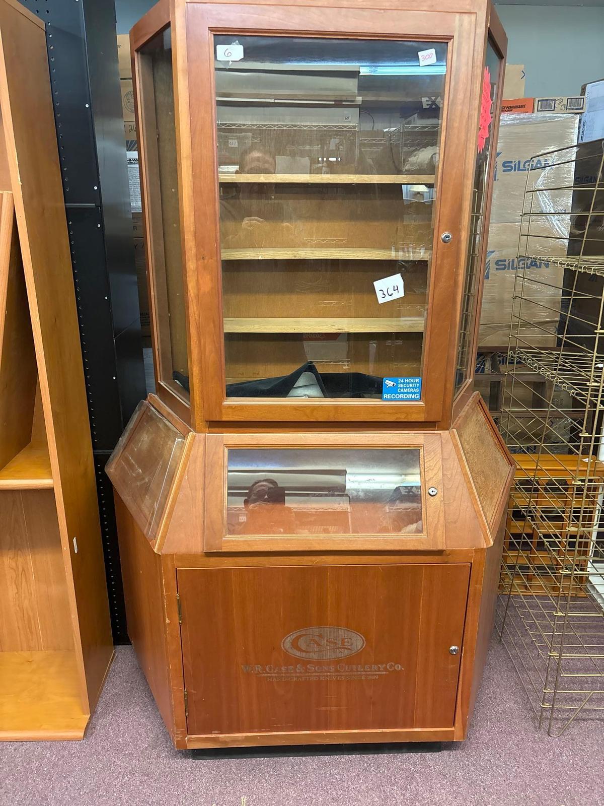 case knife display cabinet