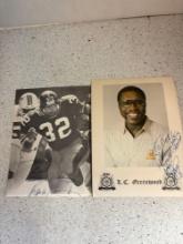 vintage Pittsburgh Steelers autograph photos