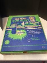 Vintage Mattel sonar sub hunt naval battle game