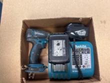 Makita drill and battery with charger