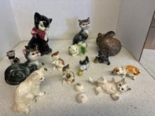 porcelain cats and doves